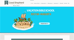 Desktop Screenshot of goodshepherdlutheran.com